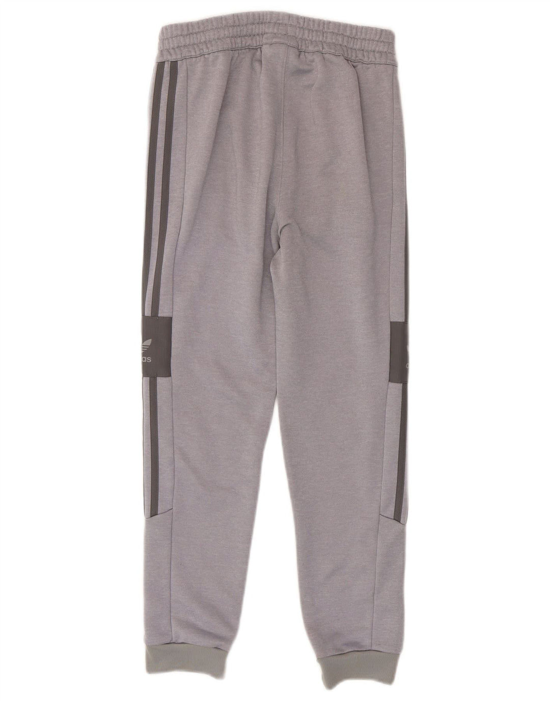 ADIDAS Boys Tracksuit Trousers Joggers 11-12 Years Grey Colourblock