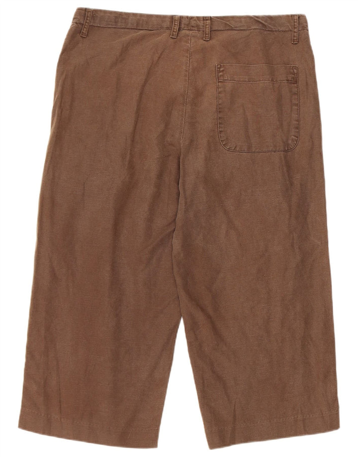 Gap Mens Regular Loose Fit Bermuda Shorts Medium W32 Brown Linen