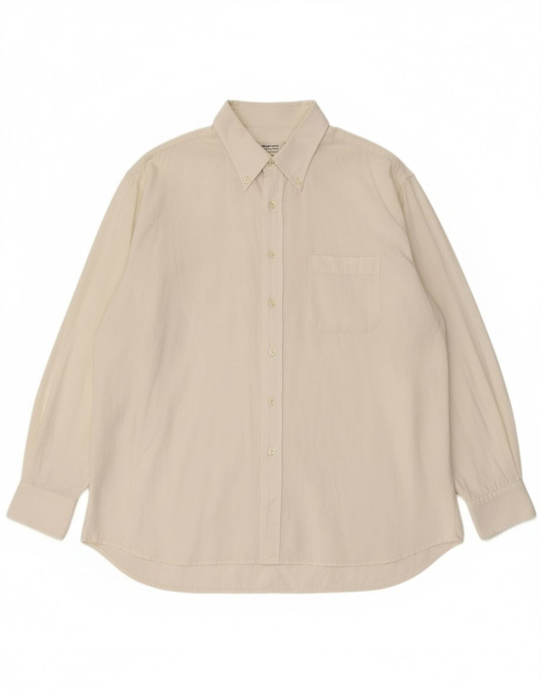 Roccobarocco Mens Shirt Size 49 3XL White Cotton