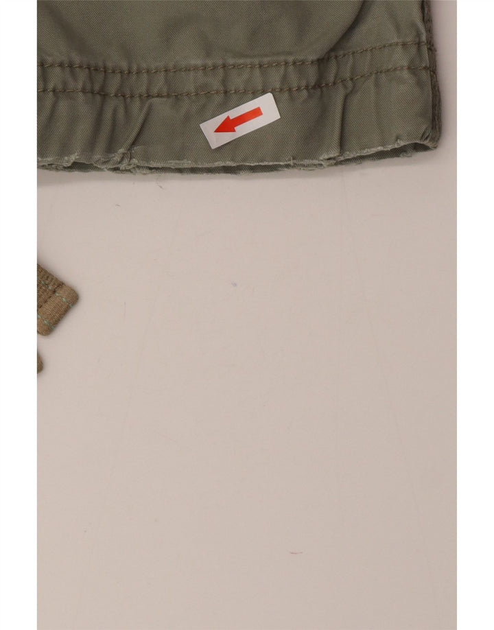 Celio Mens Graphic Cargo Bermuda Shorts W32 Medium Green