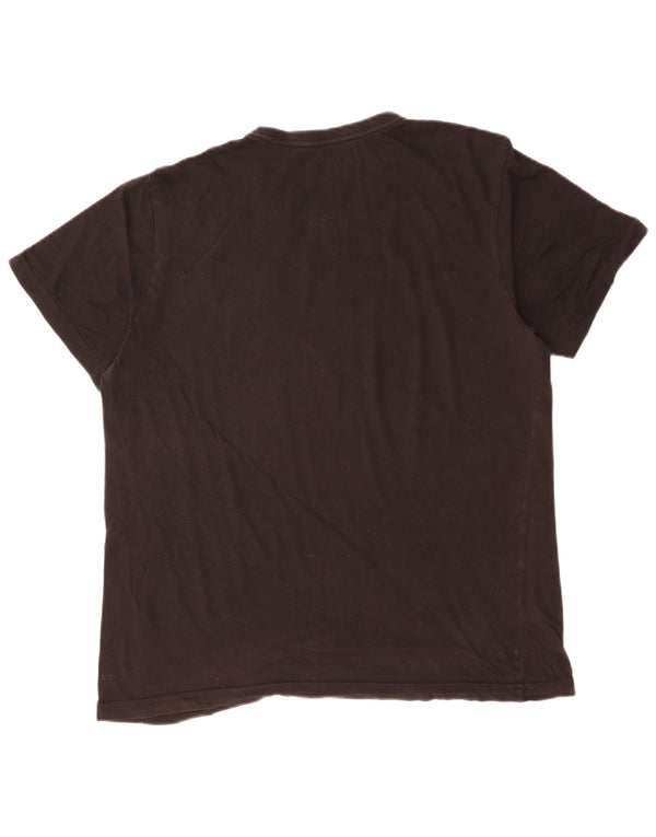 Puma Mens Graphic T-Shirt Top Large Black Cotton