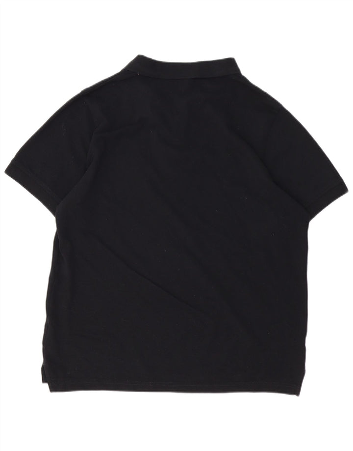 ELLESSE Mens Polo Shirt XL Black Cotton