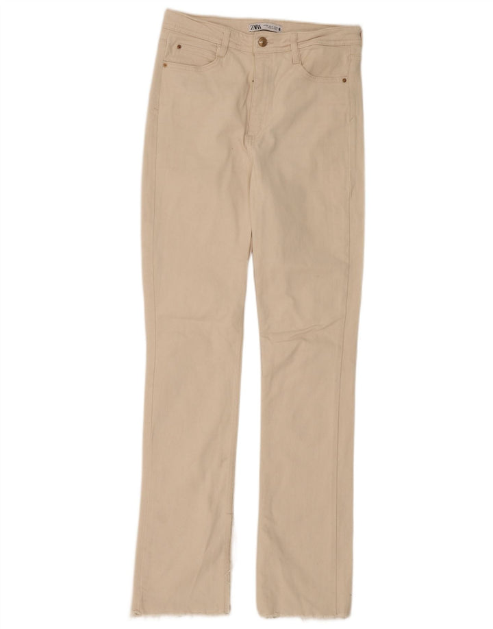 Zara Womens Slim Jeans EU 38 Small W28 L33 Off White
