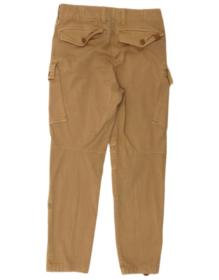 G-STAR Mens Classics Slim Cargo Trousers W30 L30  Beige Cotton
