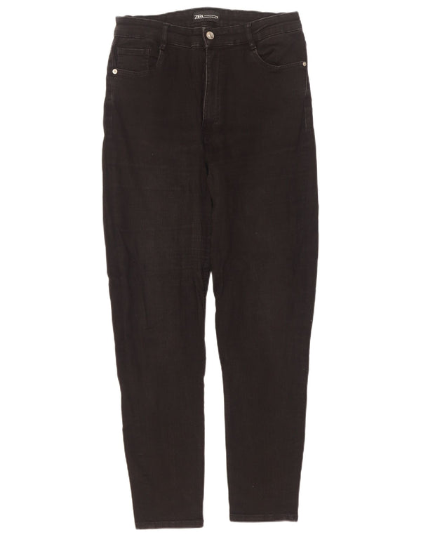Zara Womens Skinny Jeans EU 44 XL W34 L30 Black