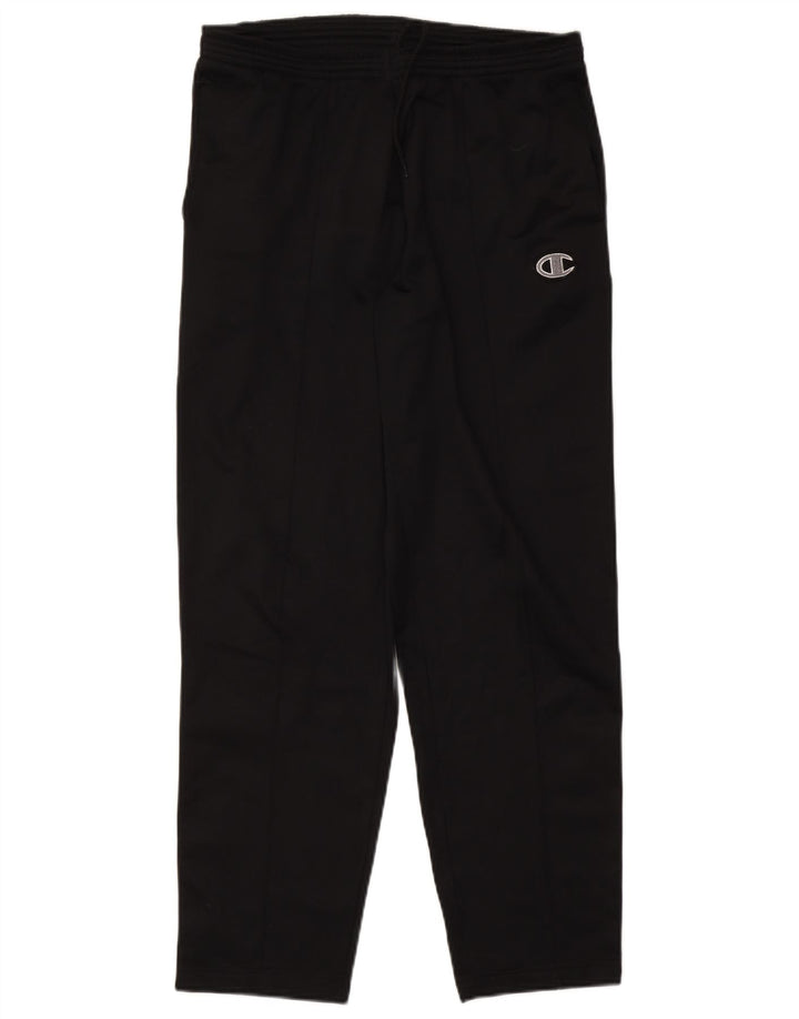 CHAMPION Mens Tracksuit Trousers Medium  Black Polyester