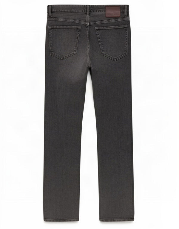 Hugo Boss Mens Straight Jeans W33 L34 Grey Cotton