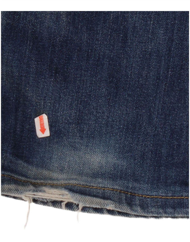 LEE Mens Brooklyn Straight Jeans W36 L36 Blue Cotton