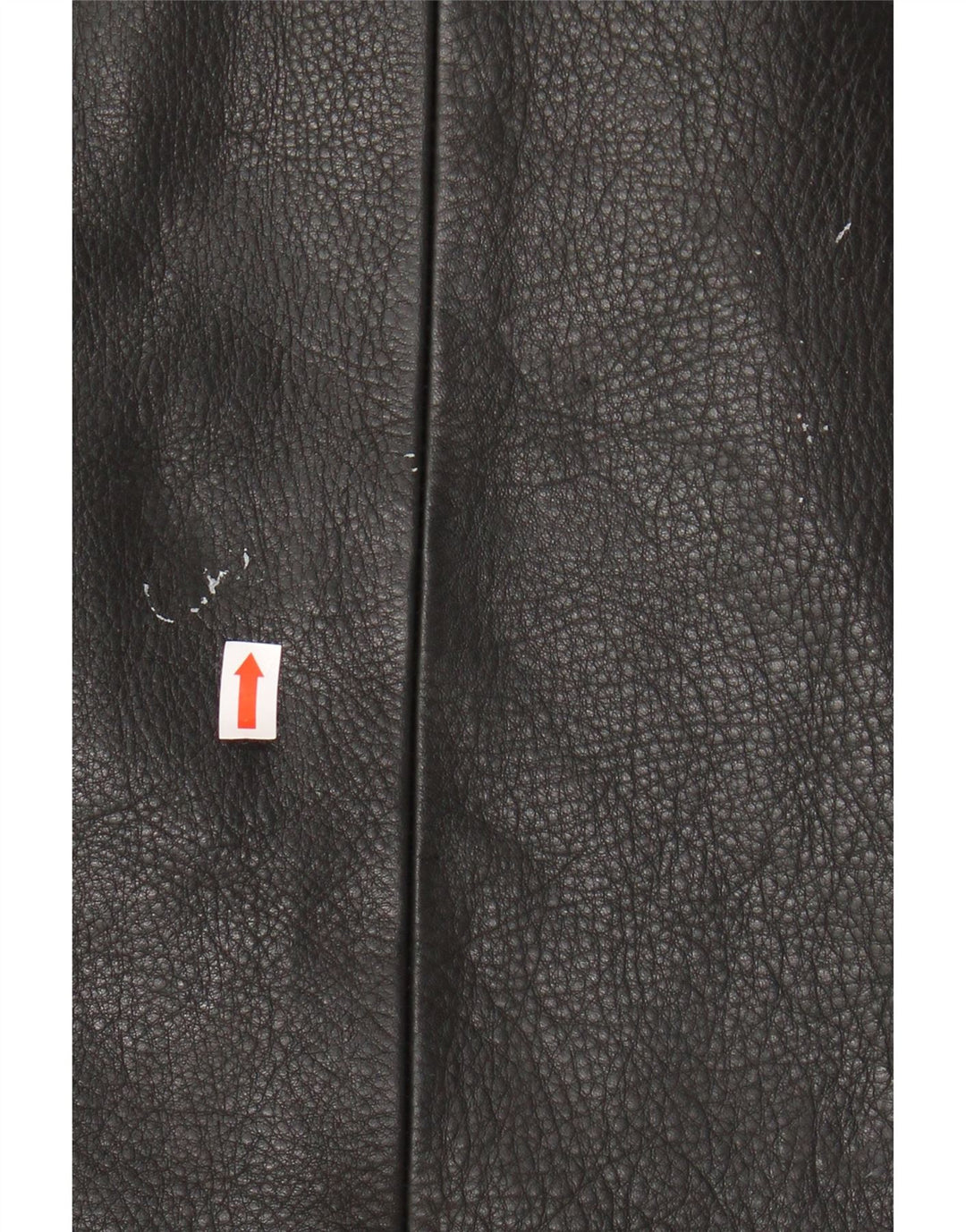 VINTAGE Mens Leather Jacket UK 46 3XL Black Leather