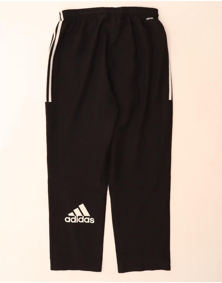 Adidas Mens Climalite Graphic Tracksuit Trousers Large  Black Polyester