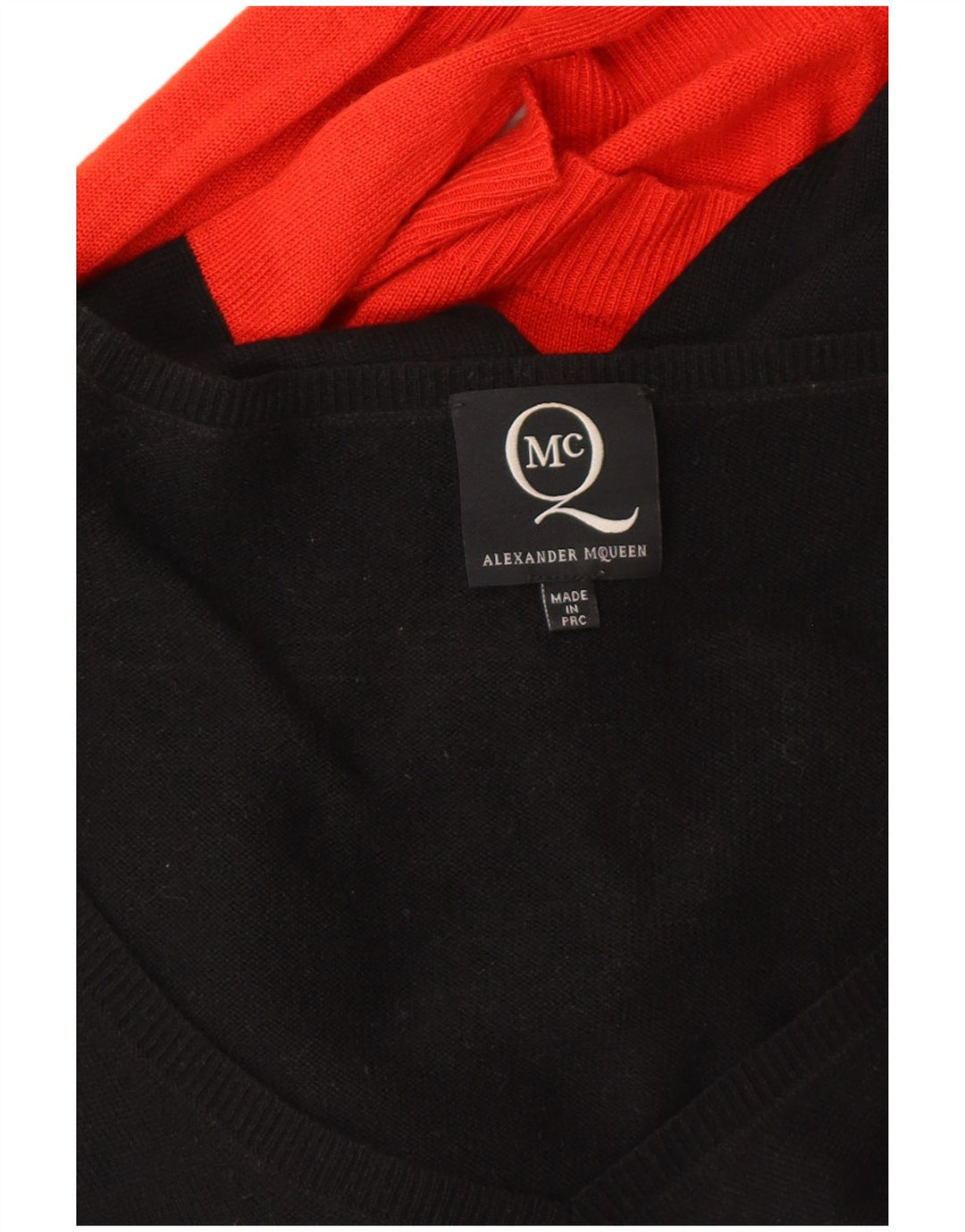 ALEXANDER MCQUEEN Womens Jumper Dress IT 42 Medium Black Viscose Designer