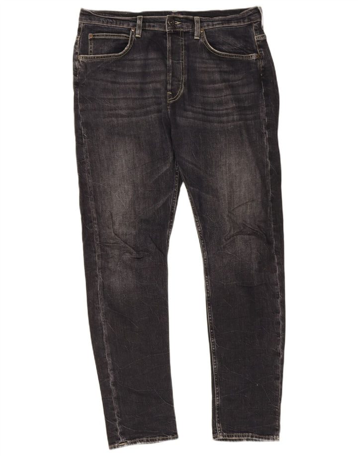 Lee Mens Heath Slim Jeans W32 L32 Black Cotton