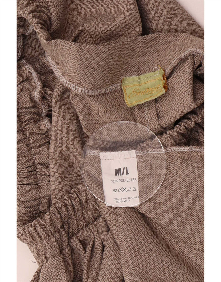 Vintage Womens A-Line Skirt Medium W32 Grey Polyester
