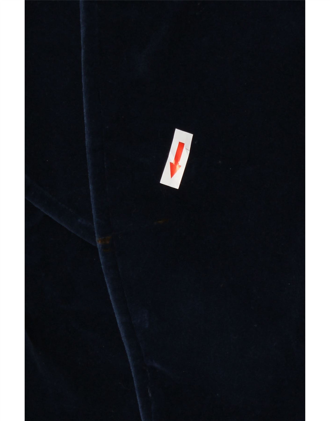 Vintage Womens Velvet Blazer Jacket UK 12 Medium Navy Blue