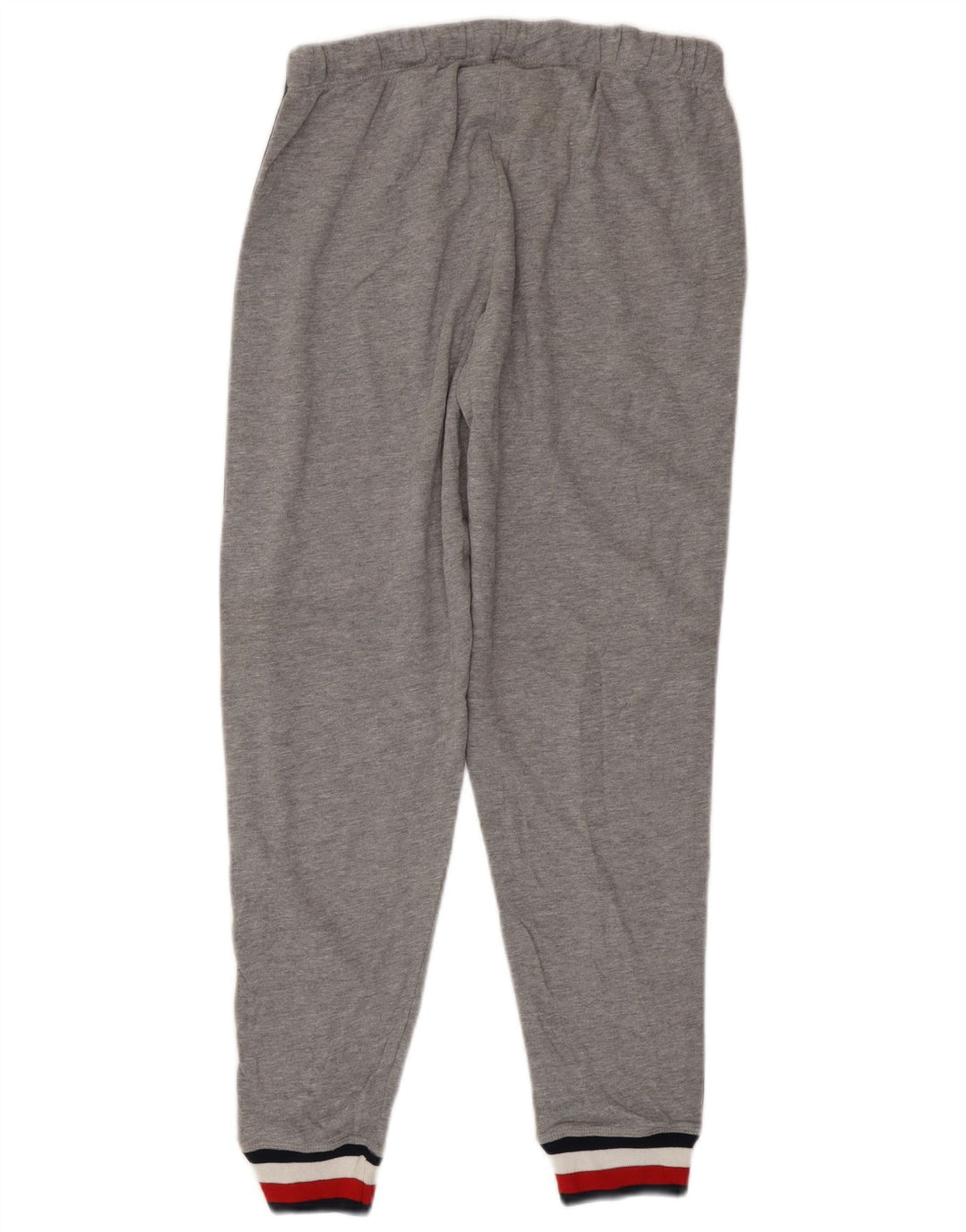 TOMMY HILFIGER Mens Tracksuit Trousers Joggers Small Grey Colourblock