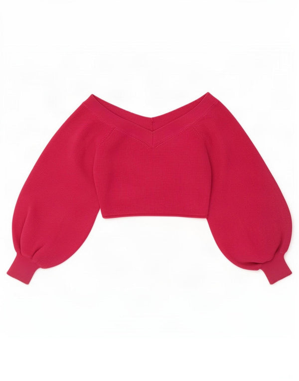 Zara Womens Bolero Jumper UK 8 Small Pink Viscose