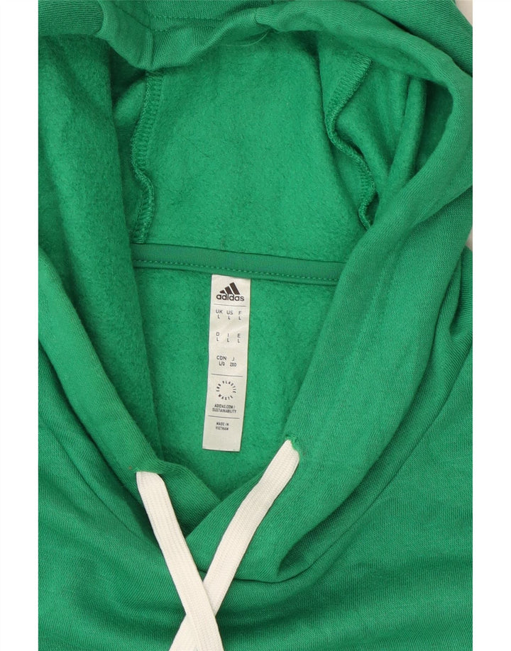 Adidas Mens Hoodie Jumper Large Green