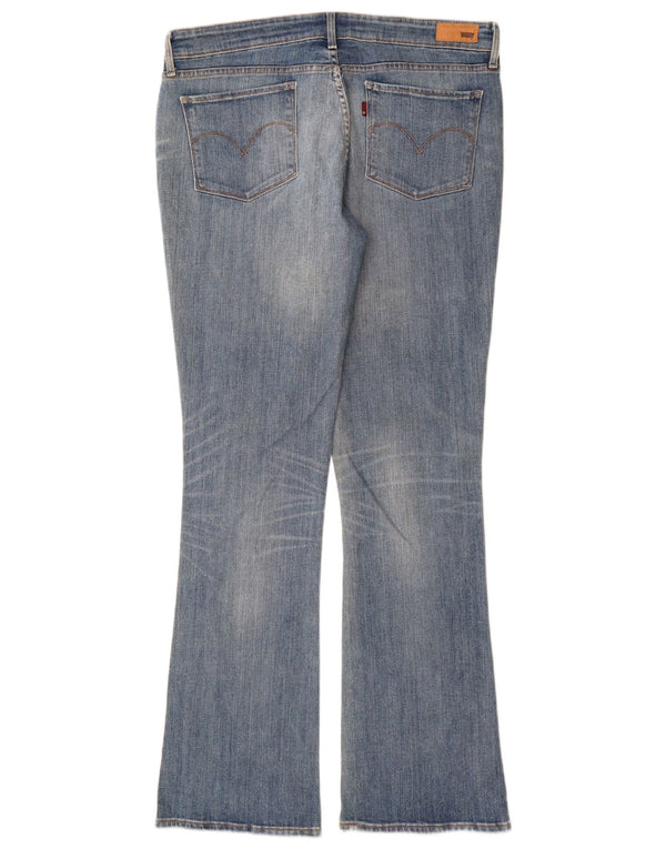 Levi's Womens Demi Curve Skinny Bootcut Jeans W32 L34 Blue Cotton