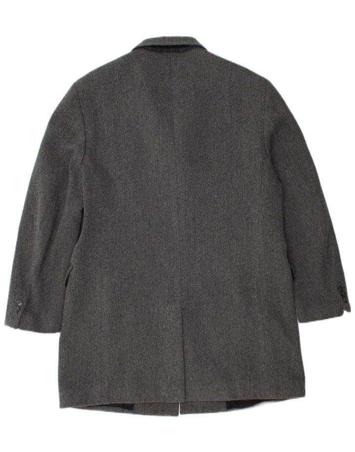 Fay Mens Overcoat UK 44 2XL Grey