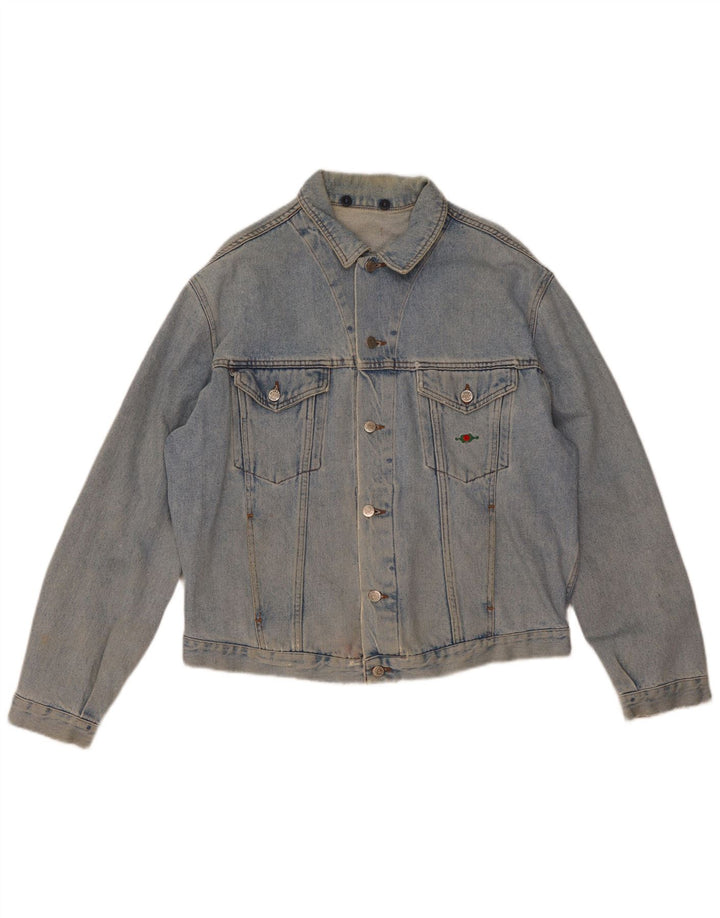 El Charro Mens Denim Jacket UK 42 XL Blue Cotton