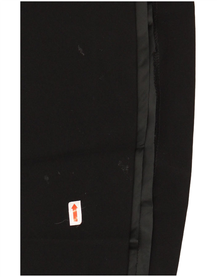 EMPORIO ARMANI Womens High Waist A-Line Skirt IT 40 Small W24  Black Wool