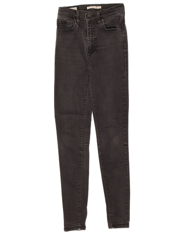 Levi's Womens Mile High Super Skinny Jeans W26 L30 Black