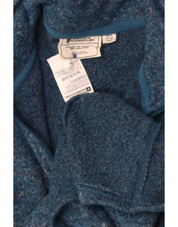 Mountain Warehouse Womens Sweatshirt Jumper UK 12 Medium Blue Flecked