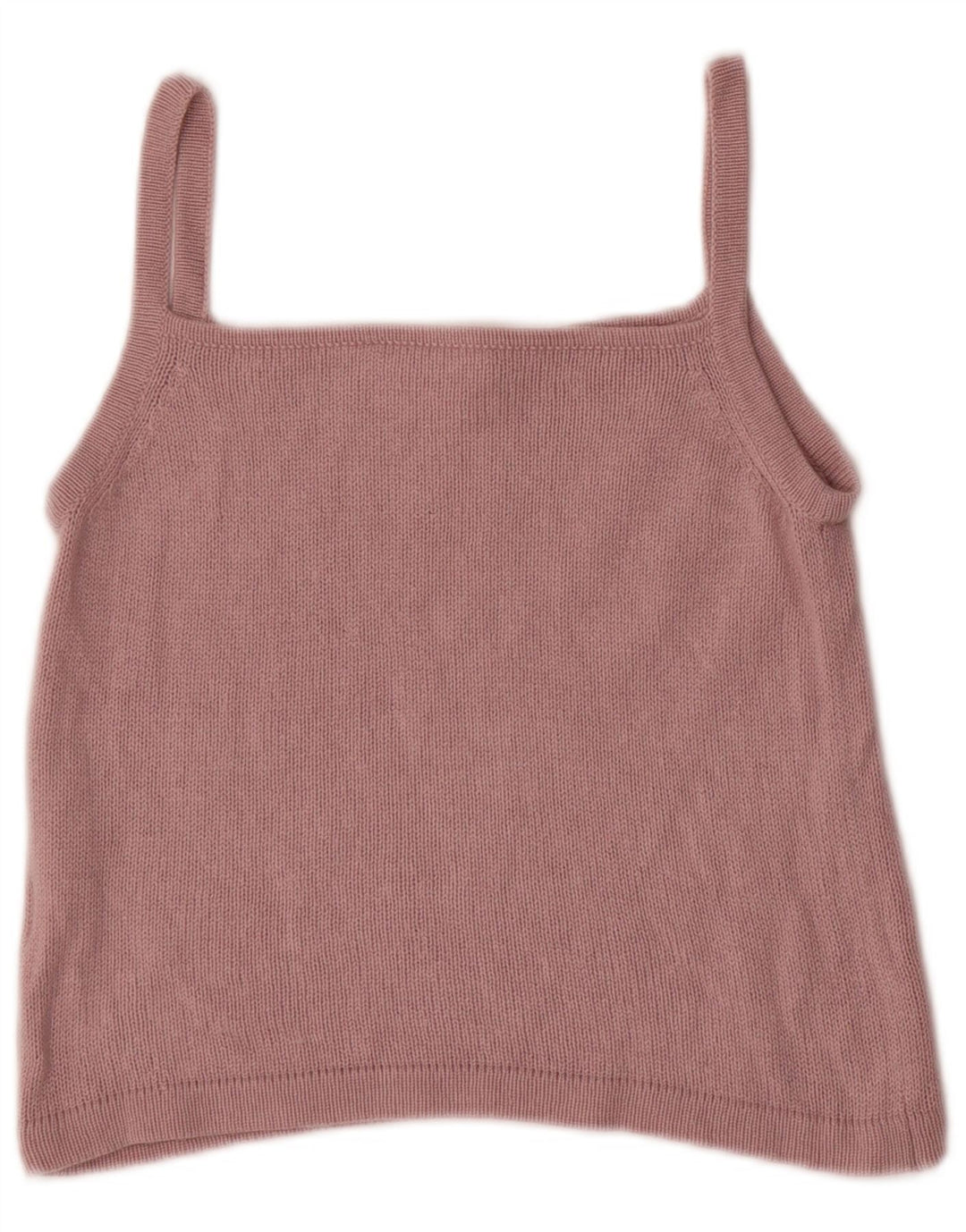 Marella Womens Crop Cami Top UK 12 Medium Pink Silk