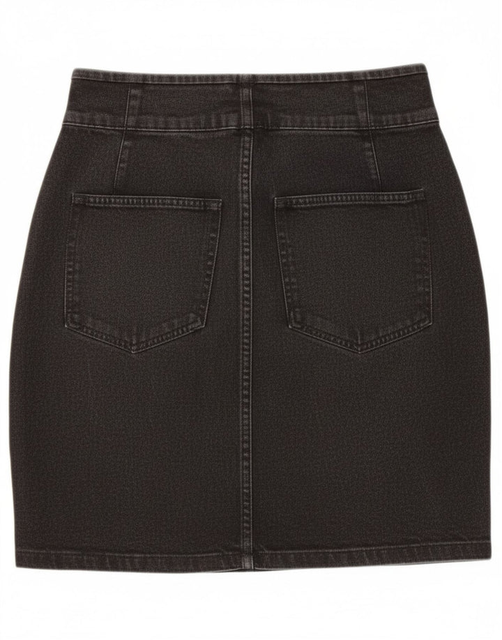 Kappa Womens Denim Skirt W26 Small  Black