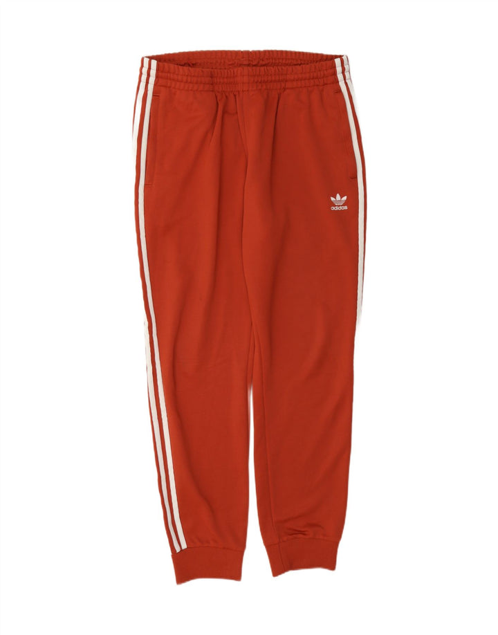 Adidas Mens Tracksuit Trousers Joggers Large Brown Polyester