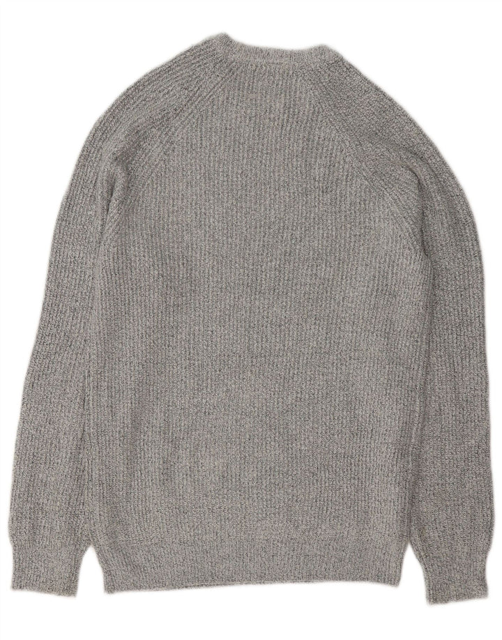 Marks & Spencer Mens Crew Neck Jumper Sweater Small Grey Polyamide