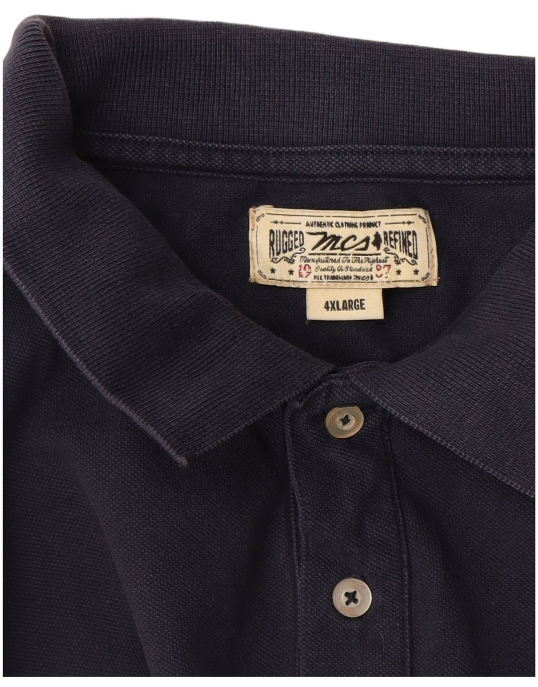 Marlboro Classics Mens Polo Shirt 4XL Navy Blue