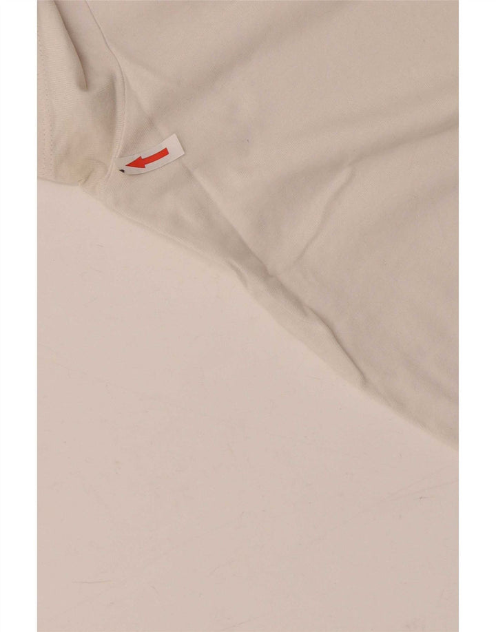Levi's Womens T-Shirt Top UK 12 Medium White Cotton