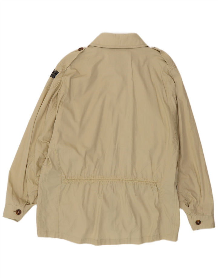Vintage Mens Military Jacket UK 38 Medium Beige