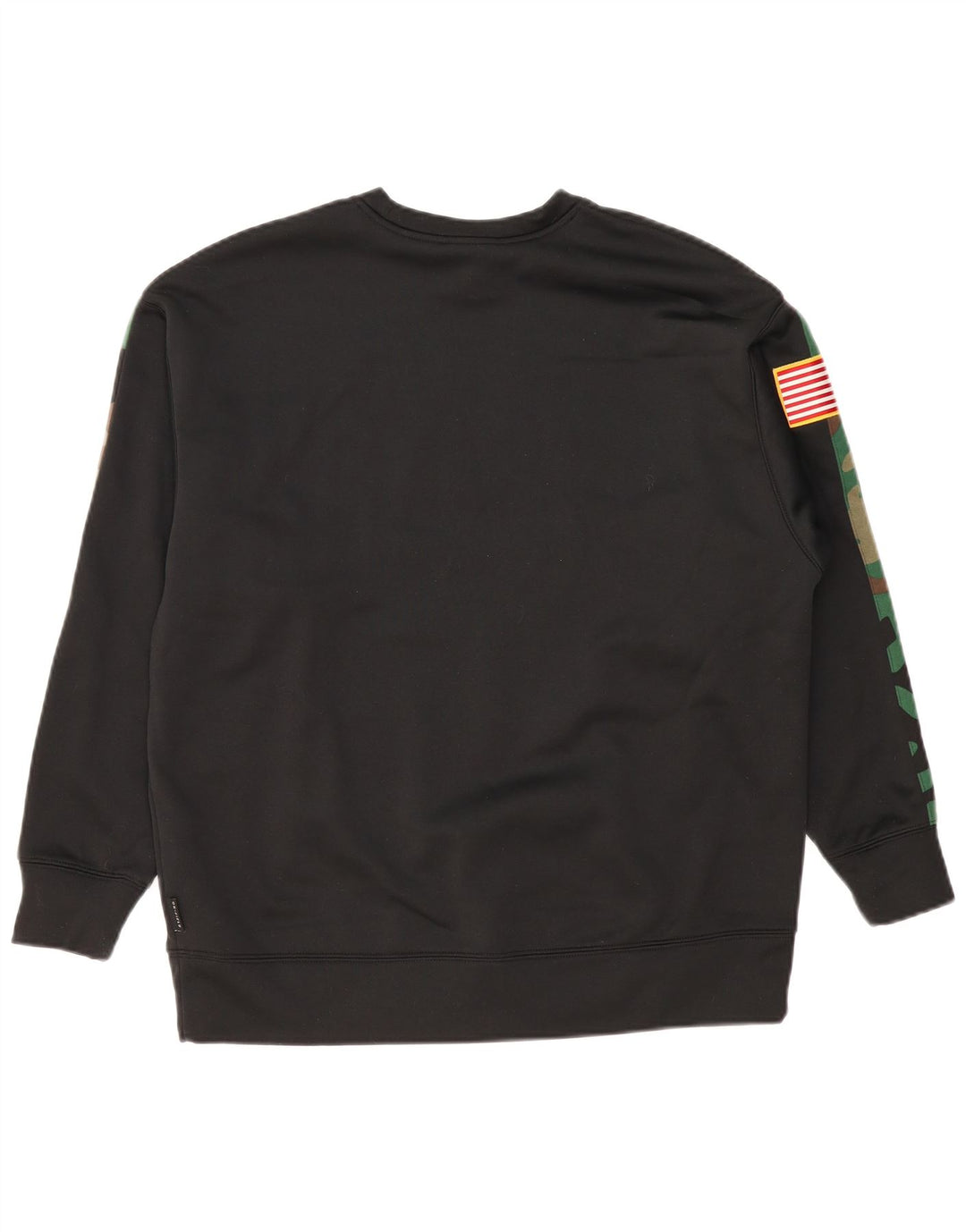 JORDAN Mens North Carolina Sweatshirt Jumper Medium Black Camouflage