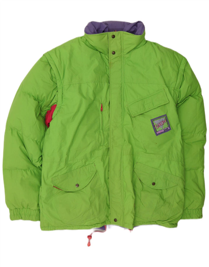 MC Kee's Mens Reversible Padded Jacket UK 42 XL Green