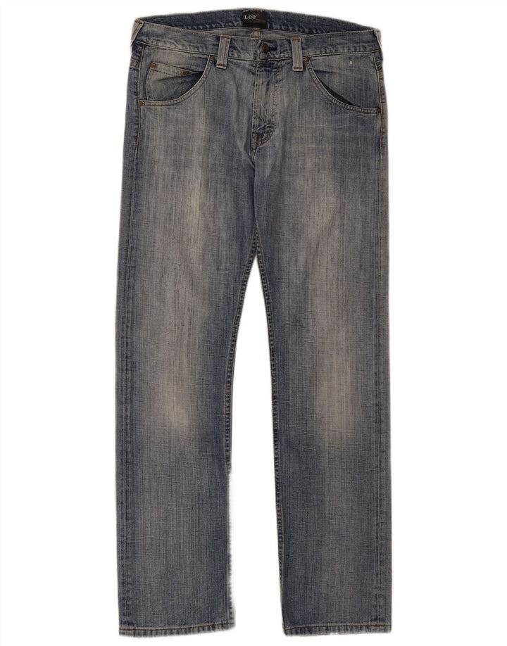 Lee Mens Straight Jeans W34 L33 Blue