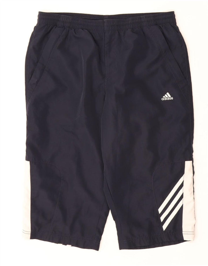 ADIDAS Mens Clima 365 Bermuda Sport Shorts Medium  Navy Blue Colourblock