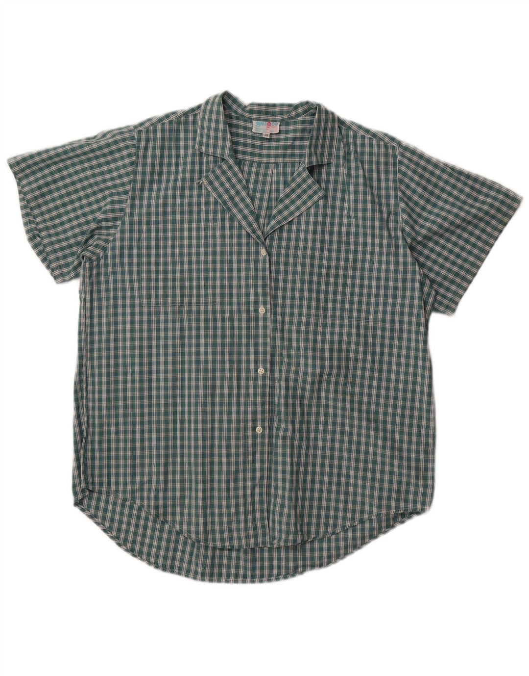 Balloon Womens EU 38 Medium Green Check Cotton