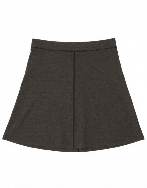 Eddie Bauer Womens A-Line Skirt Medium W30 Grey Polyester