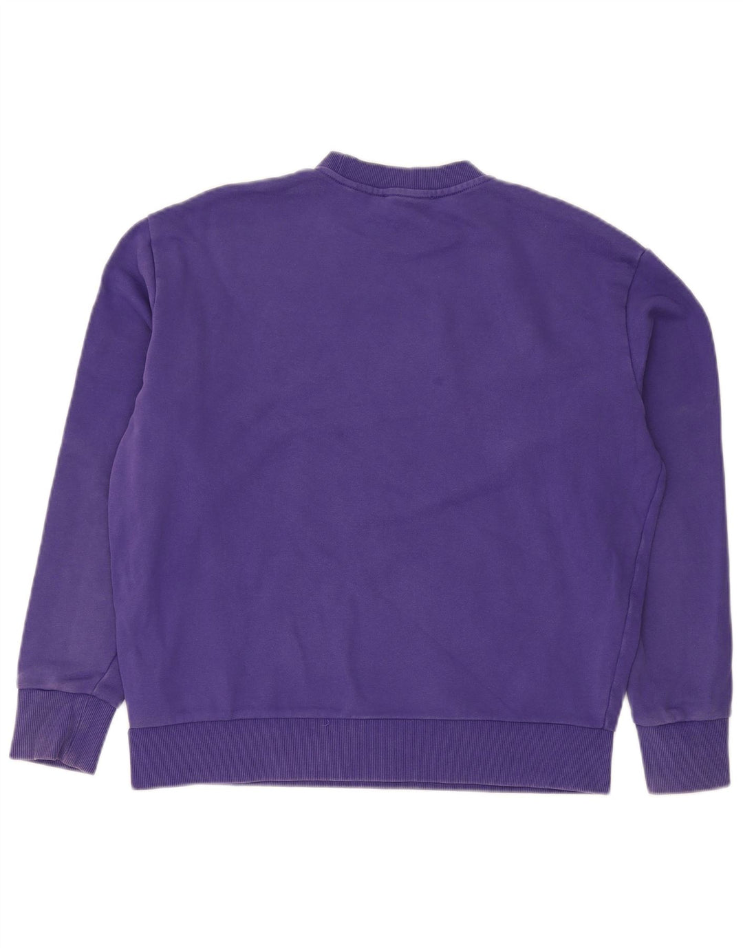 Diesel Mens Graphic Sweatshirt Jumper Small Purple Cotton Logo