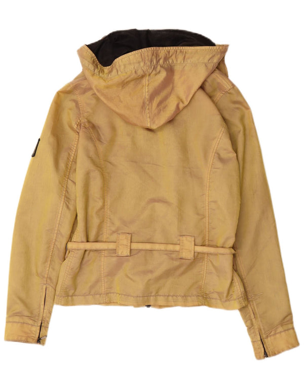 Refrigiwear Girls Hooded Rain Jacket 13-14 Years Beige Polyamide