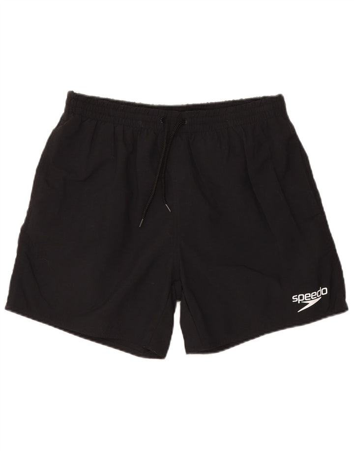Speedo Mens Swimming Shorts Medium Black Polyamide