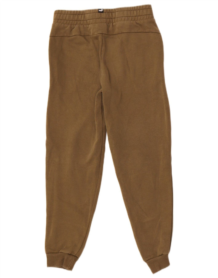 Puma Boys Tracksuit Trousers Joggers 11-12 Years  Khaki Polyester