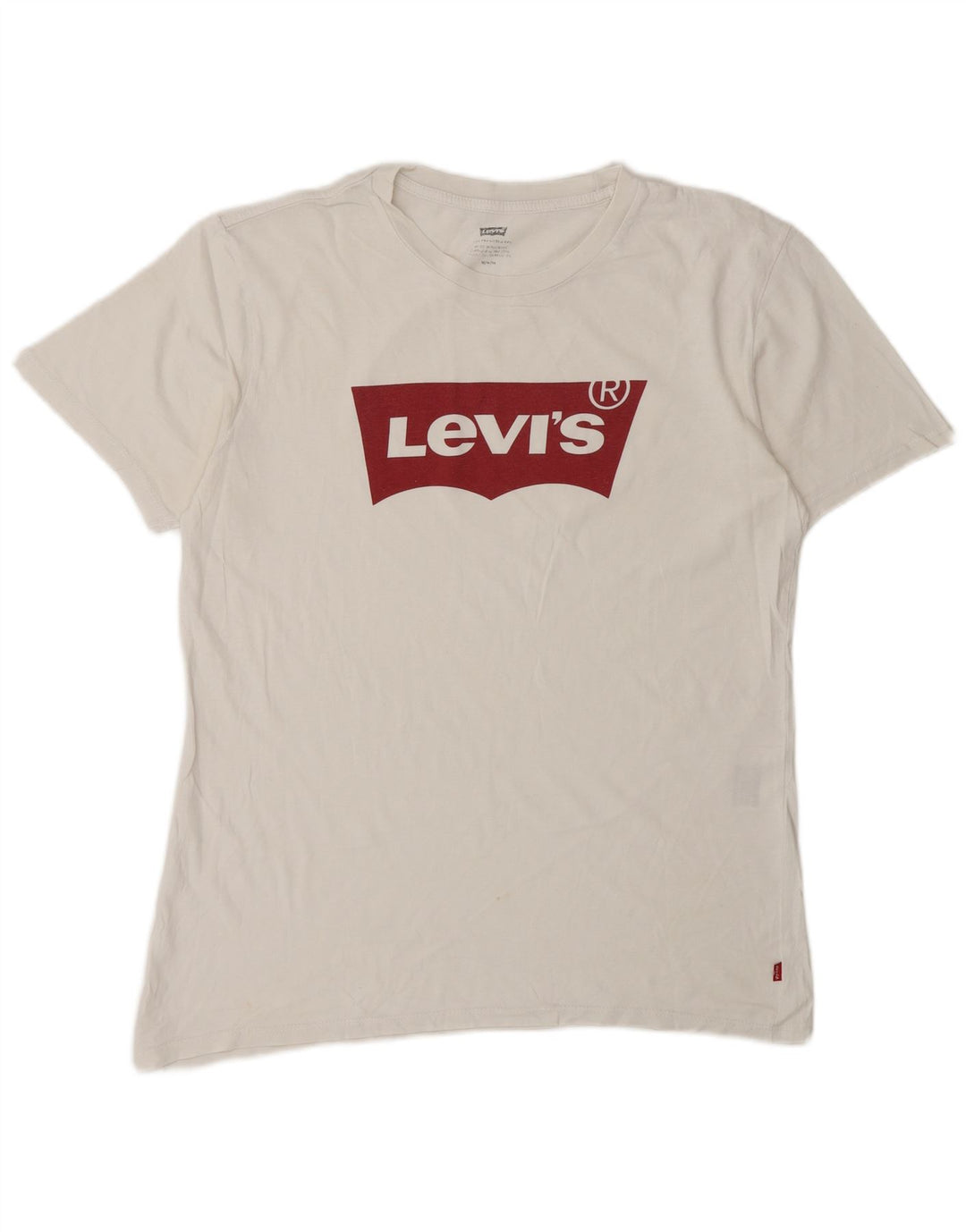 LEVI'S Mens Graphic T-Shirt Top Medium White