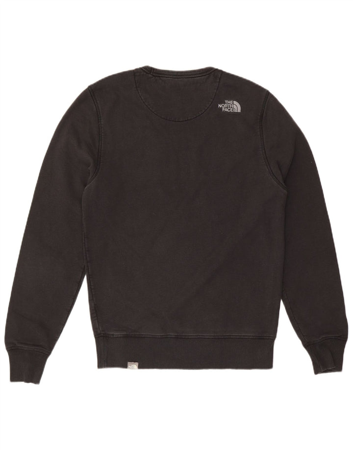 THE NORTH FACE Mens Graphic Sweatshirt Jumper Small Black Cotton