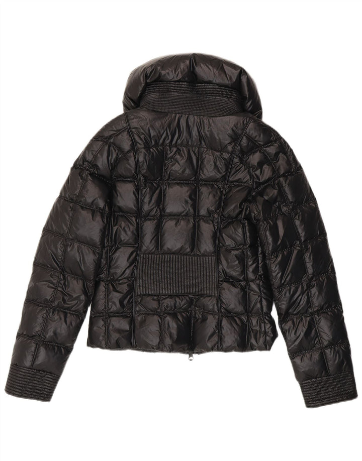 Pinko Womens Padded Jacket UK 10 Small  Black Polyamide