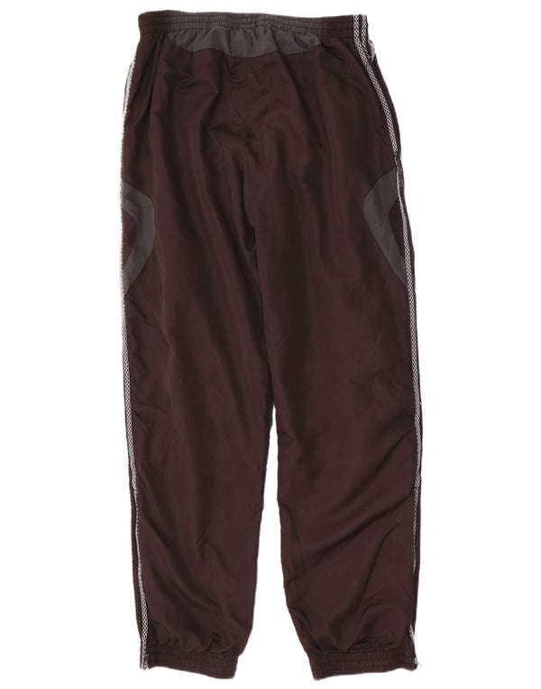 Adidas Mens Tracksuit Trousers Joggers XL Brown Colourblock Polyester