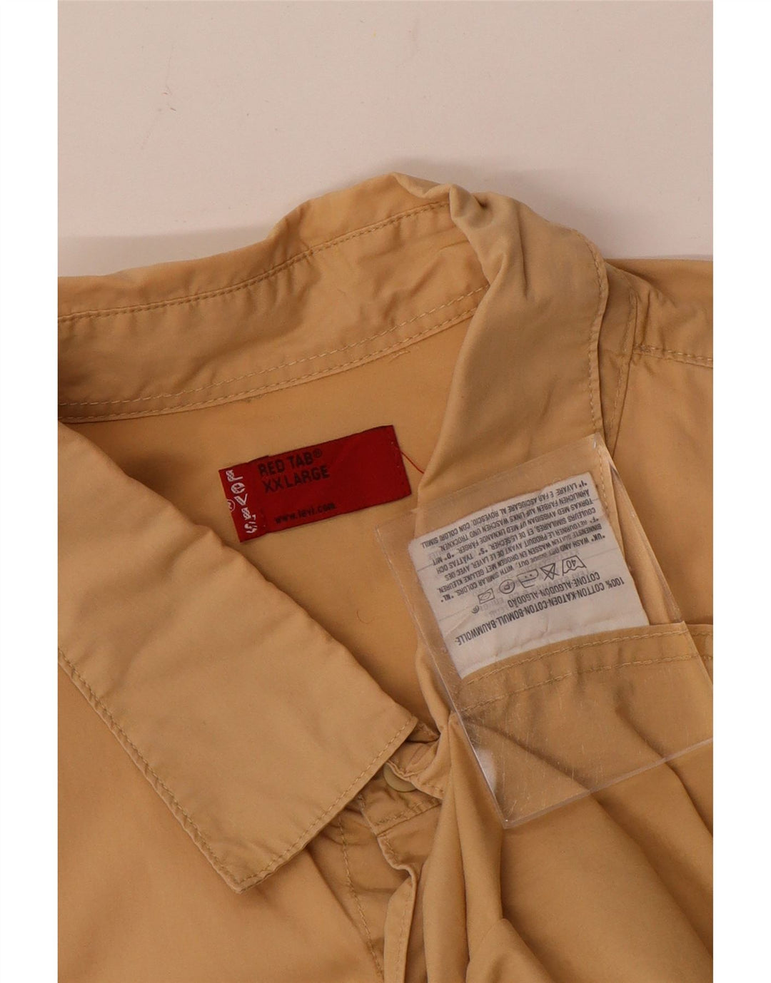 Levi's Mens Shirt 2XL Beige