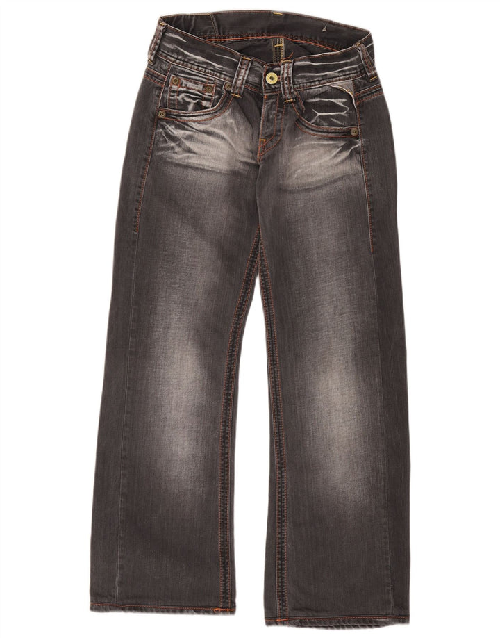 Replay Womens Bootcut Jeans W26 L27 Grey Cotton